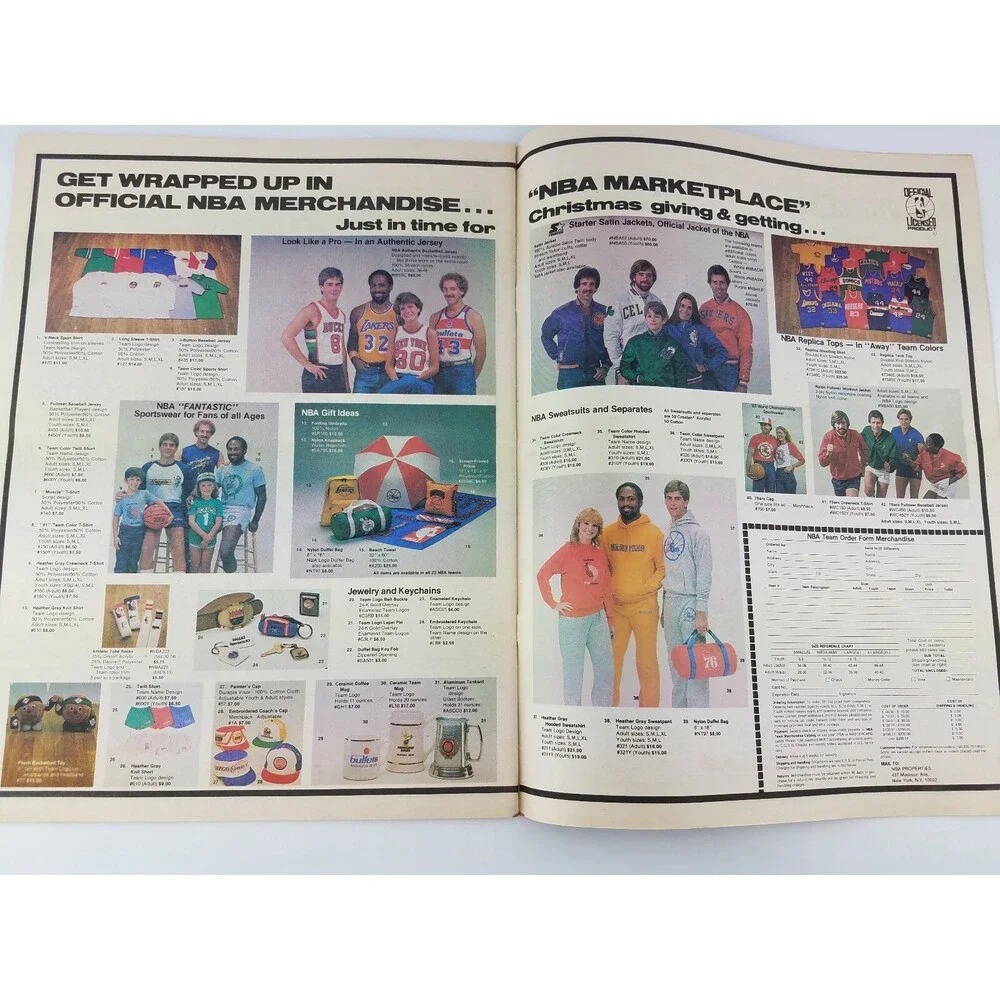 VTG 1983 NBA Today Newspaper Magazine Basketball Houston Rockets Ralph 80s RARE